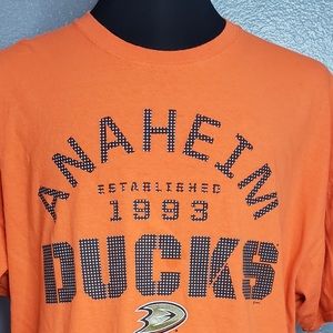 Majestic NHLOrange 2XL PreOwned T-Shirt-Anaheim Ducks